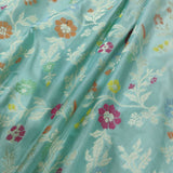 Pastel Colour Pure Katan Silk Handwoven Banarasi Saree