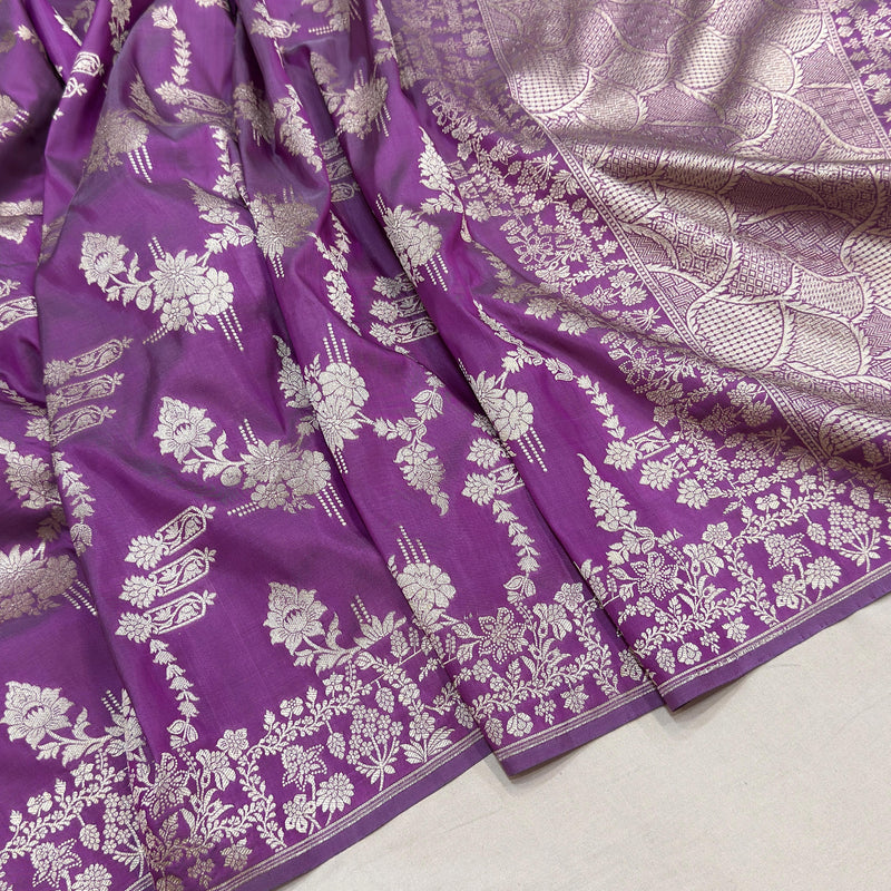 Pure Katan silk handwoven banarasi saree
