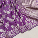 Pure Katan silk handwoven banarasi saree