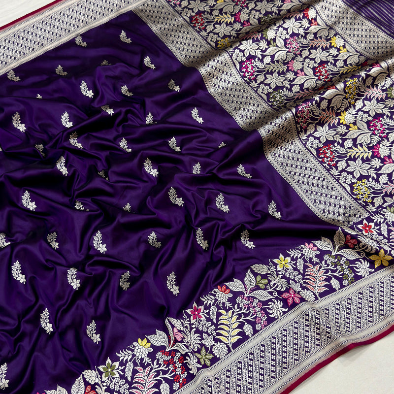 Pure Katan Silk Handwoven Banarasi Saree
