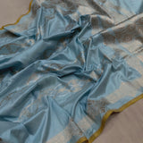 Pure katan silk Handwoven banarasi saree
