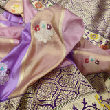 Pure Katan Silk Handwoven Banarasi Saree