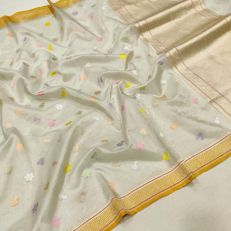 Pure Tissue Silk Handwoven Banarasi Saree