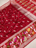 Pure Katan Silk Handwoven Banarasi Saree