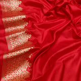 Yellow Color Katan Silk Handwoven Banarasi Saree