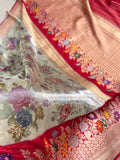 Pure tissue silk handwoven banarasi saree