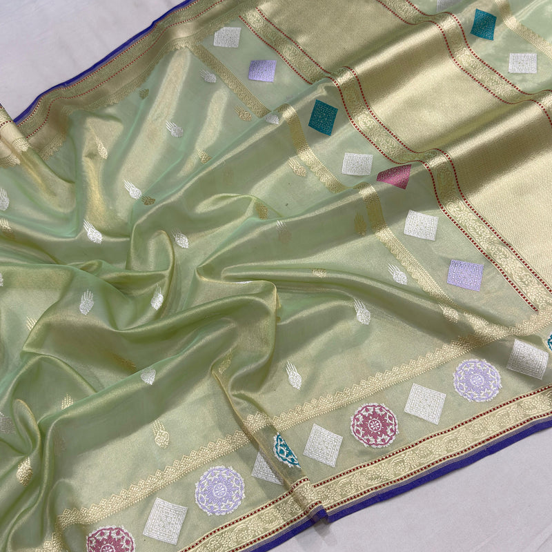 Pure tissue Handwoven banarasi saree