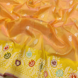 Pure Kora Silk Handwoven Banarasi Saree