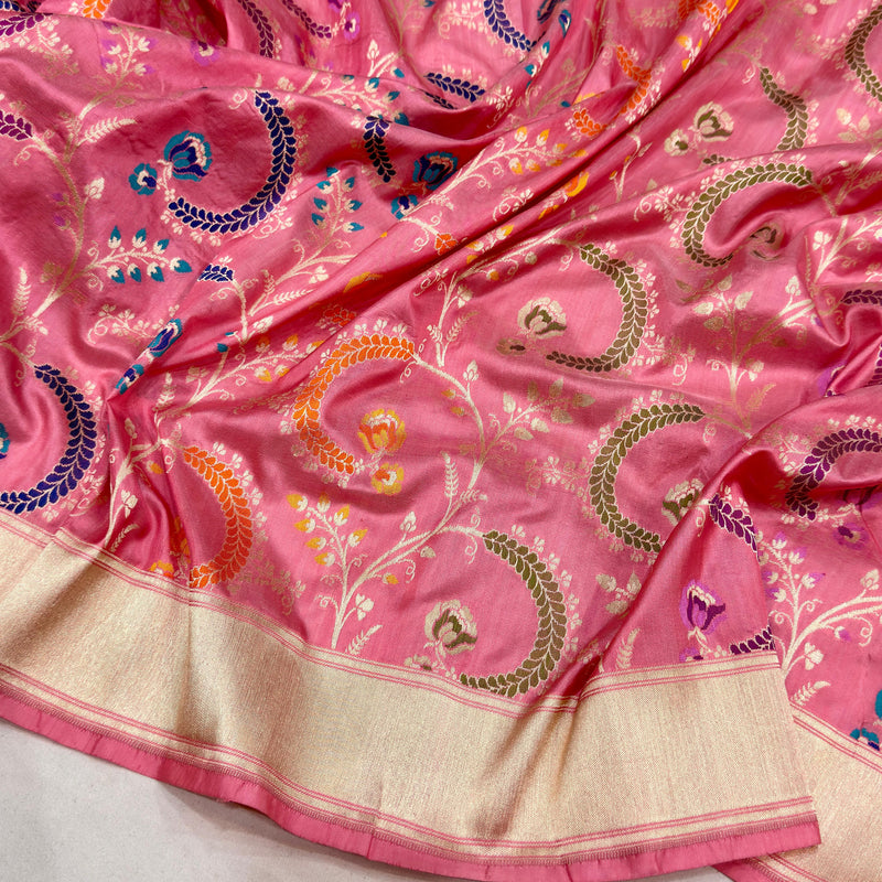 Pure Katan Silk Handwoven Banarasi Saree