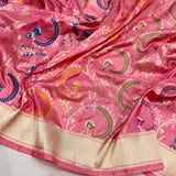 Pure Katan Silk Handwoven Banarasi Saree