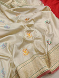 Pure Katan Silk Handwoven Banarasi Saree