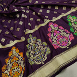 Pure Katan Silk Handwoven Banarasi Saree