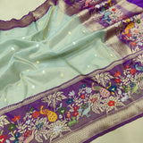 Pure Tissue Silk Handwoven Banarasi Saree