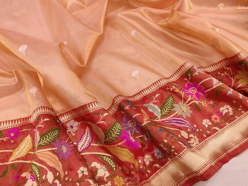 Pure tissue Handwoven Banarasi saree