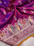 Pure Katan Silk Handwoven Banarasi Saree