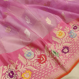Pure Kora Silk Handwoven Banarasi Saree