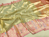 Pure Tissue Silk Handwoven Banarasi Saree