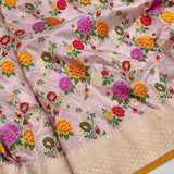 Pure Katan Silk Handwoven Banarasi Saree