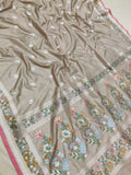 Pure Katan Silk Handwoven Banarasi Saree