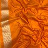 Pure katan silk Handwoven banarasi saree