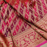 Pure Katan Silk Handwoven Banarasi Saree