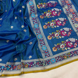 Pure katan silk Handwoven banarasi saree