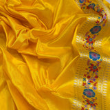 Pure katan silk Handwoven banarasi saree