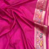 Pure katan silk Handwoven banarasi saree