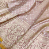 Pure katan silk Handwoven banarasi Tanchoi saree