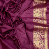 Pure katan silk Handwoven banarasi saree