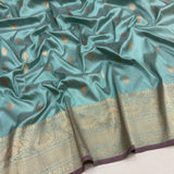 Pure katan silk Handwoven banarasi saree