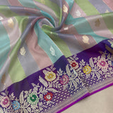 Pure Kora Silk Handwoven Banarasi Saree
