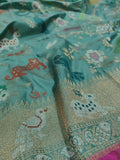Pure Katan Silk Handwoven Banarasi Saree