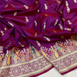 Pure Katan Silk Handwoven Banarasi Saree