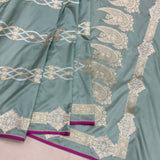Pure katan silk Handwoven banarasi saree