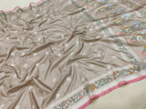 Pure Katan Silk Handwoven Banarasi Saree