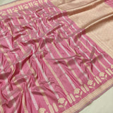 Pure katan silk Handwoven banarasi saree