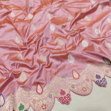 Pure Katan Silk Handwoven Banarasi Saree