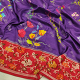 Pure Katan Silk Handwoven Banarasi Saree