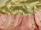 Pure Tissue Silk Handwoven Banarasi Saree