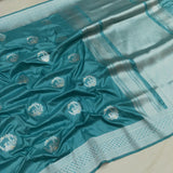 Pure katan silk Handwoven banarasi saree