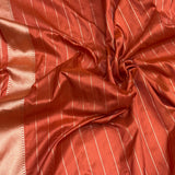 Pink colour pure tissue Handwoven banarasi saree
