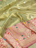 Pure Tissue Silk Handwoven Banarasi Saree