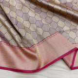 Pure katan silk Handwoven banarasi Tanchoi saree