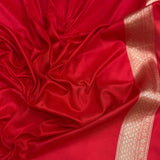 Red Color Pure Katan Silk Handwoven Banarasi Saree