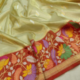 Pure Tissue Silk Handwoven Banarasi Saree