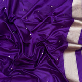 Pure Kora Silk Handwoven Banarasi Saree