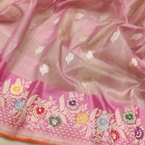 Pure Kora Silk Handwoven Banarasi Saree