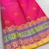 Pure kora Handwoven Banarasi saree