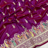 Pure Katan Silk Handwoven Banarasi Saree